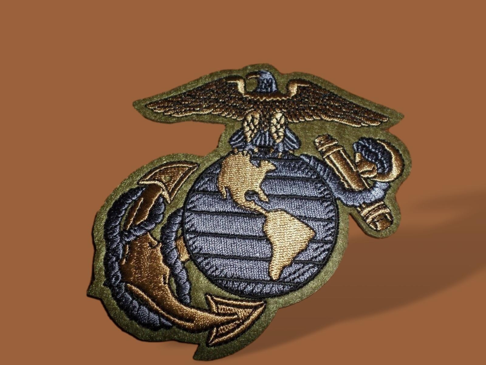 U.S.MILITARY MARINE CORPS PATCH EAGLE GLOBE AND ANCHOR EGA OD GREEN U.S.A MADE U.S.MILITARY MARINE CORPS PATCH EAGLE GLOBE AND ANCHOR EGA OD GREEN U.S.A MADE