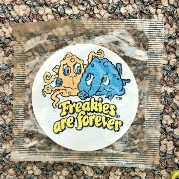 RARE 1970s Freakies Are Forever Cereal Patch *SEALED* HAMHOSE & SNORKELDORF RARE 1970s Freakies Are Forever Cereal Patch *SEALED* HAMHOSE & SNORKELDORF