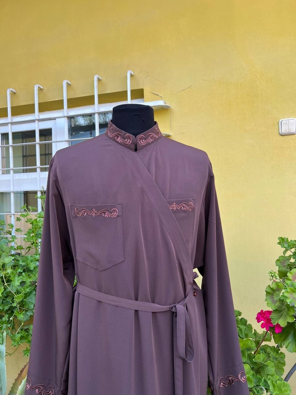 Embroidered Orthodox cassock in crash
