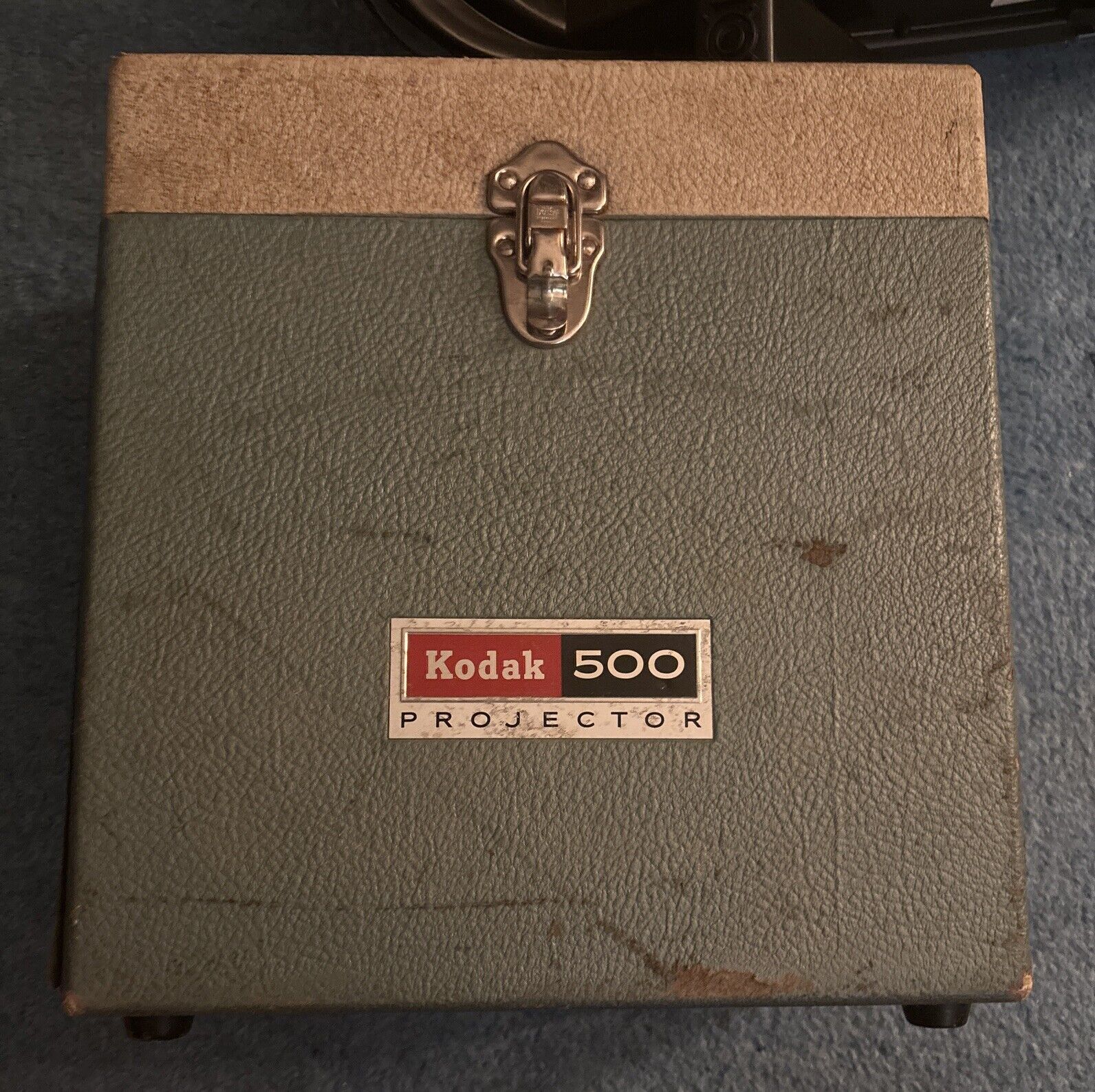 Vintage Kodak 500 Slide Projector In Case Working