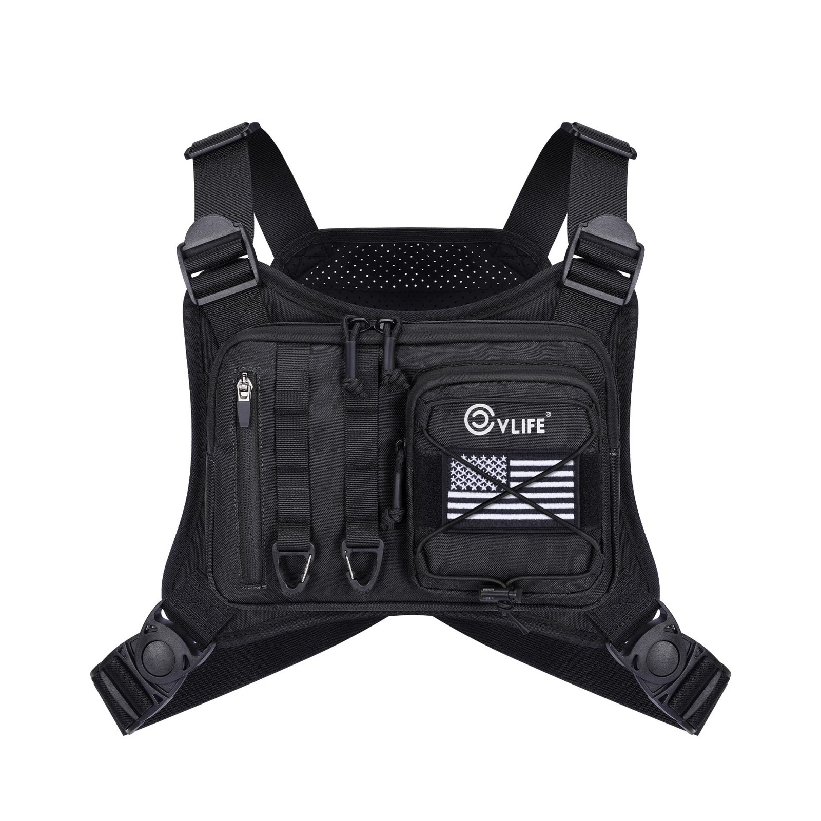 CVLIFE Outdoor Chest Bag for Men, Tactical Chest Pack, Adjustable R... Fast Ship CVLIFE Outdoor Chest Bag for Men, Tactical Chest Pack, Adjustable R... Fast Ship