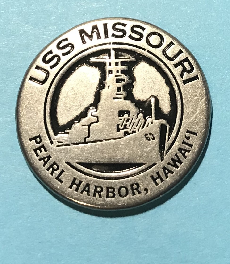 USS Missouri Battleship Collectible Token