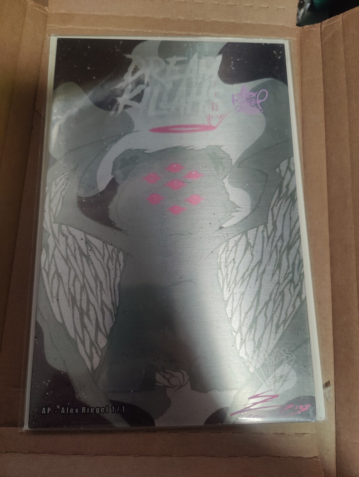 Dream Killahs #1 - Zander Virgin Variant Limited Edition Metal AP 1/1 SIGNED