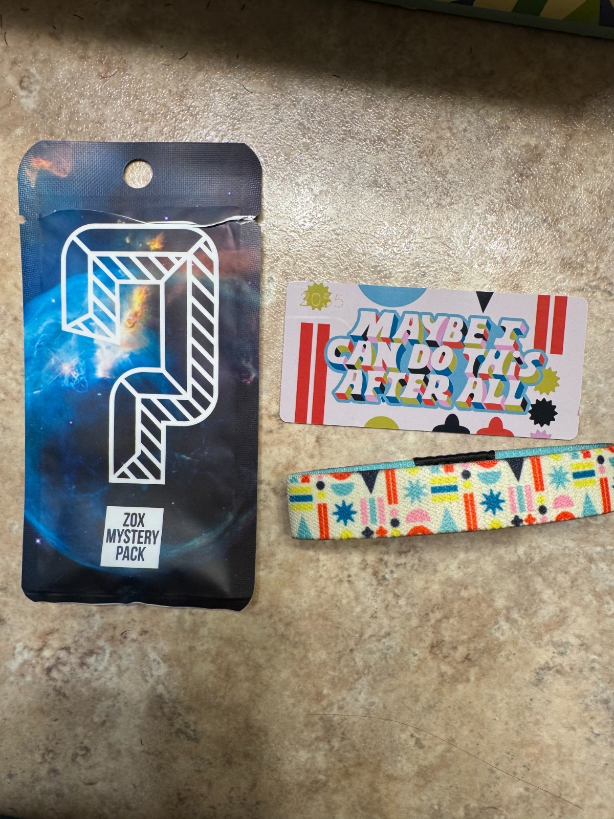 ZOX **MAYBE I CAN DO THIS AFTER ALL** #2055 Silver Single Medium New Mystery