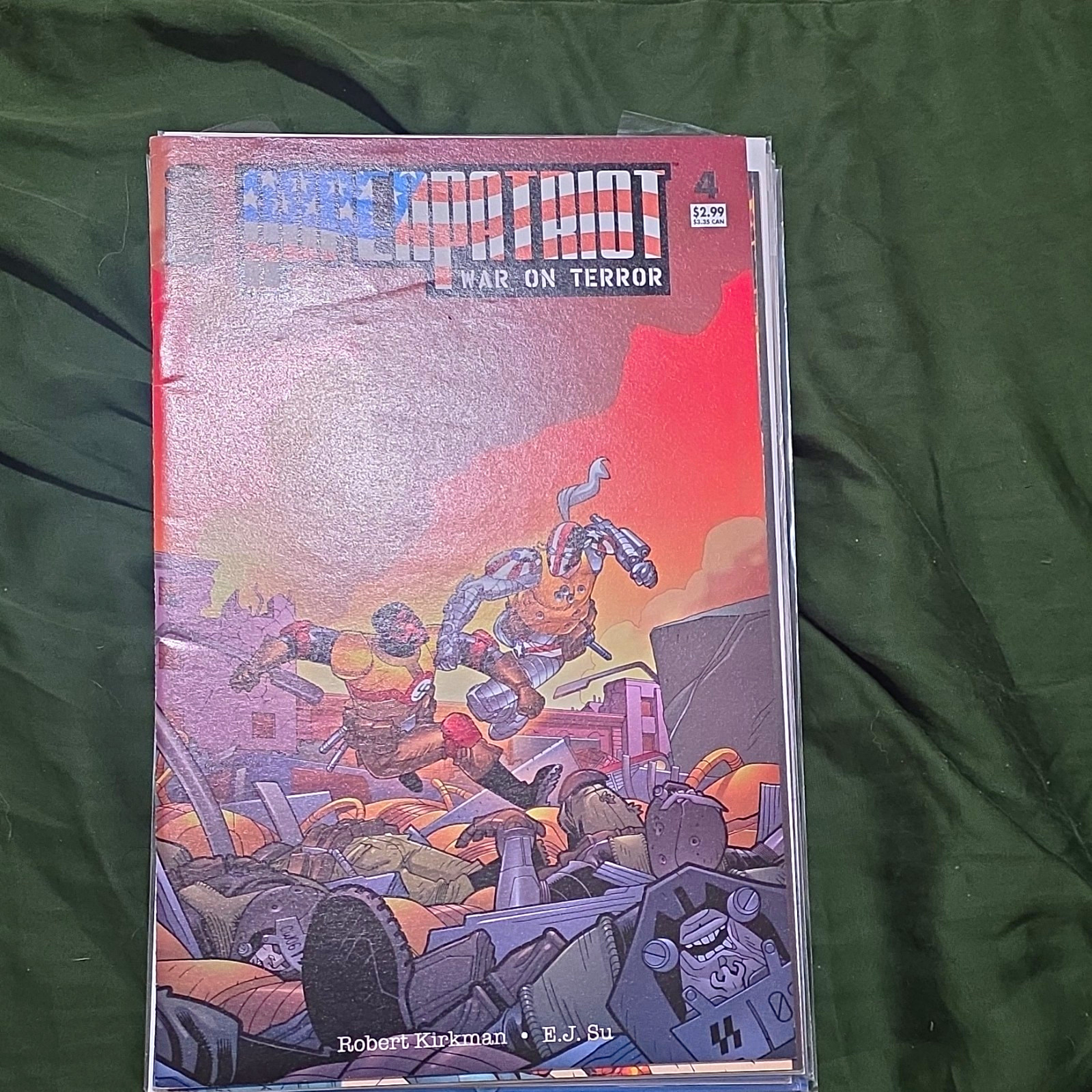 Image SuperPatriot: War on Terror #4 Comic Book by Robert Kirkman, E.J. Su Image SuperPatriot: War on Terror #4 Comic Book by Robert Kirkman, E.J. Su