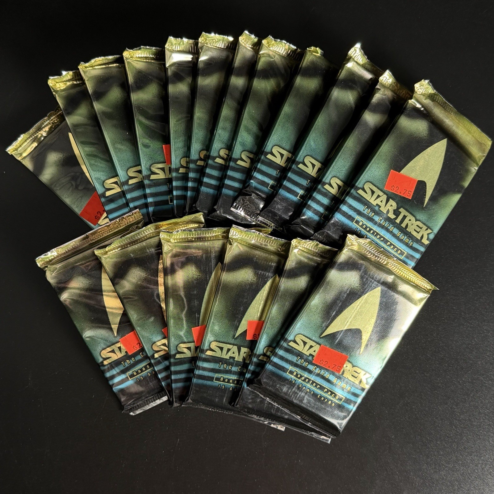 1996 Fleer/SkyBox Star Trek TCG Booster Packs - LOT of 18 - Sealed/ New 1996 Fleer/SkyBox Star Trek TCG Booster Packs - LOT of 18 - Sealed/ New