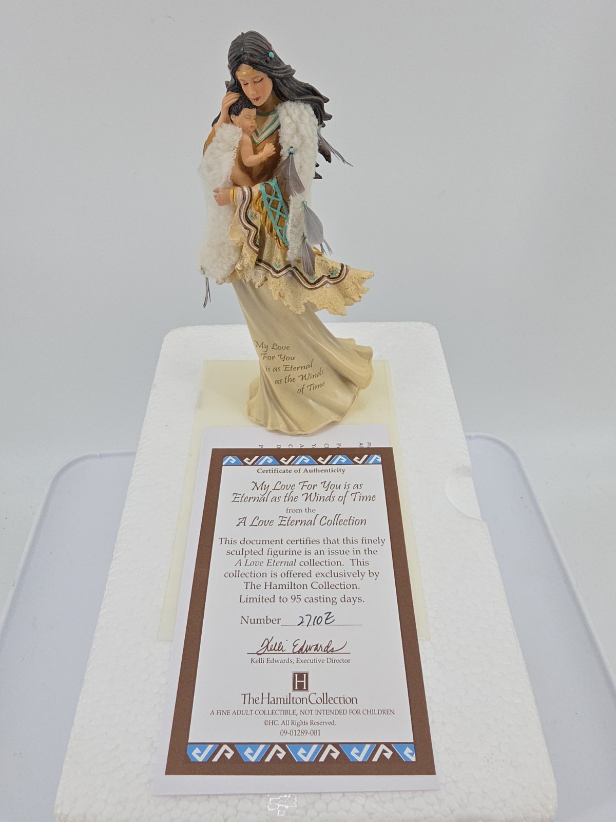 Hamilton Collection My Love For You Is As Eternal As The Winds Of Time Figurine Hamilton Collection My Love For You Is As Eternal As The Winds Of Time Figurine
