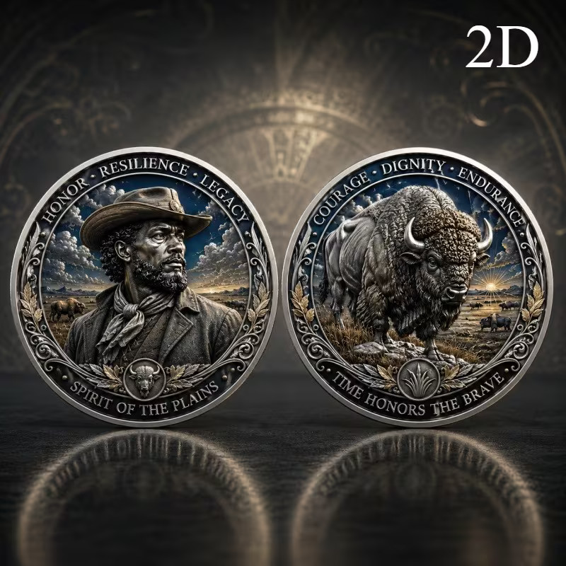 Spirit Of The Plains Challenge Coin Collectable Honor Brave Nature 1-pc