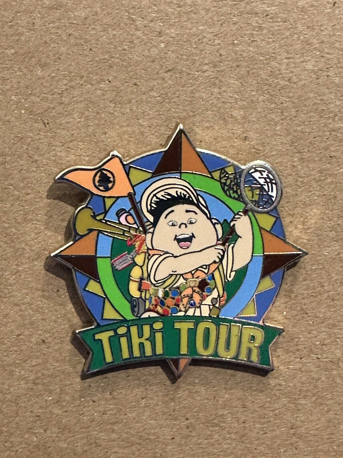 Adventures by Disney New Zealand Itinerary Pin Rare Russell Tiki Tour