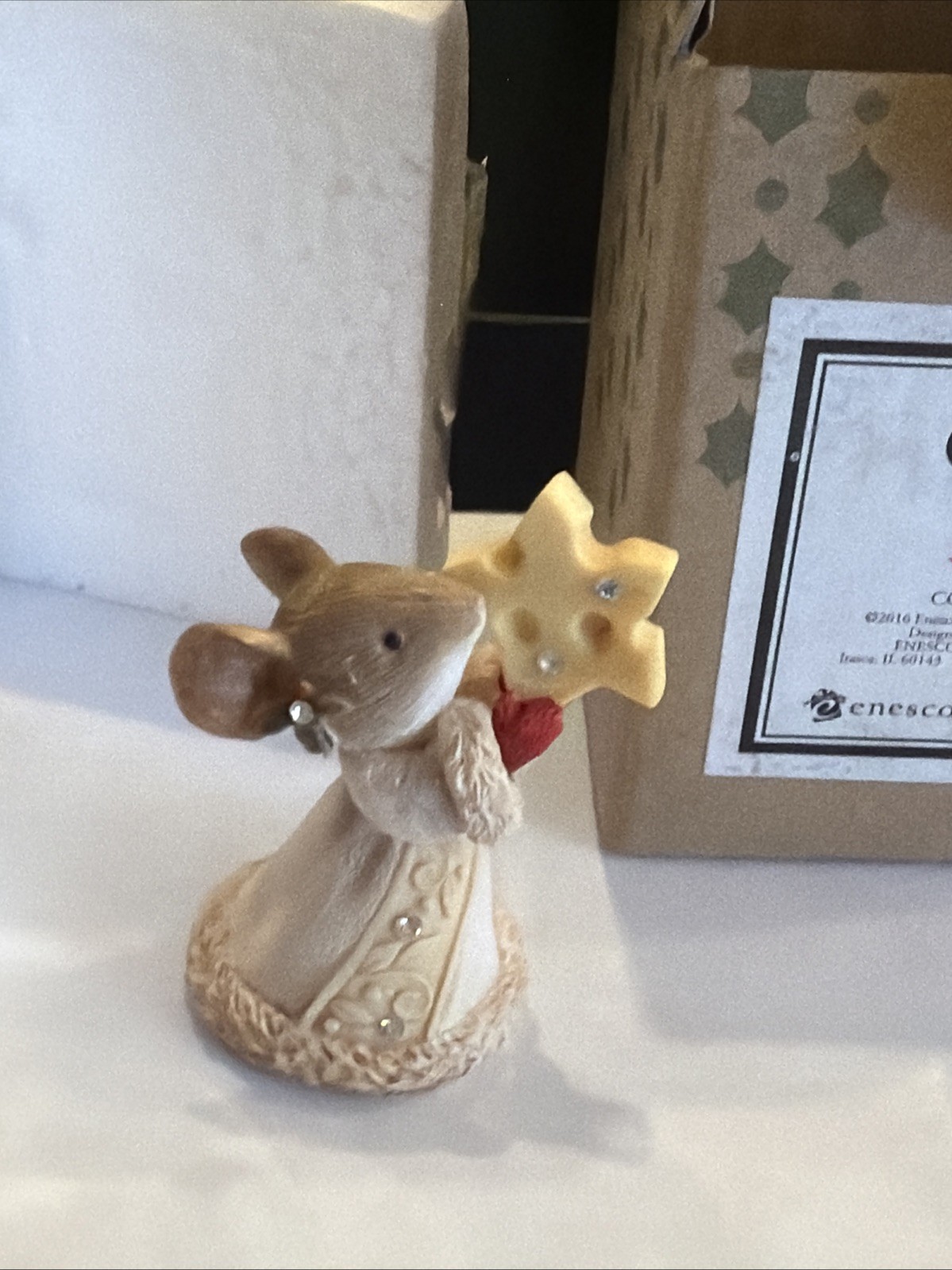 Enesco The Heart of Christmas Mouse With Star 4052777 Karen Hahn - NOB 2016 deco Enesco The Heart of Christmas Mouse With Star 4052777 Karen Hahn - NOB 2016 deco