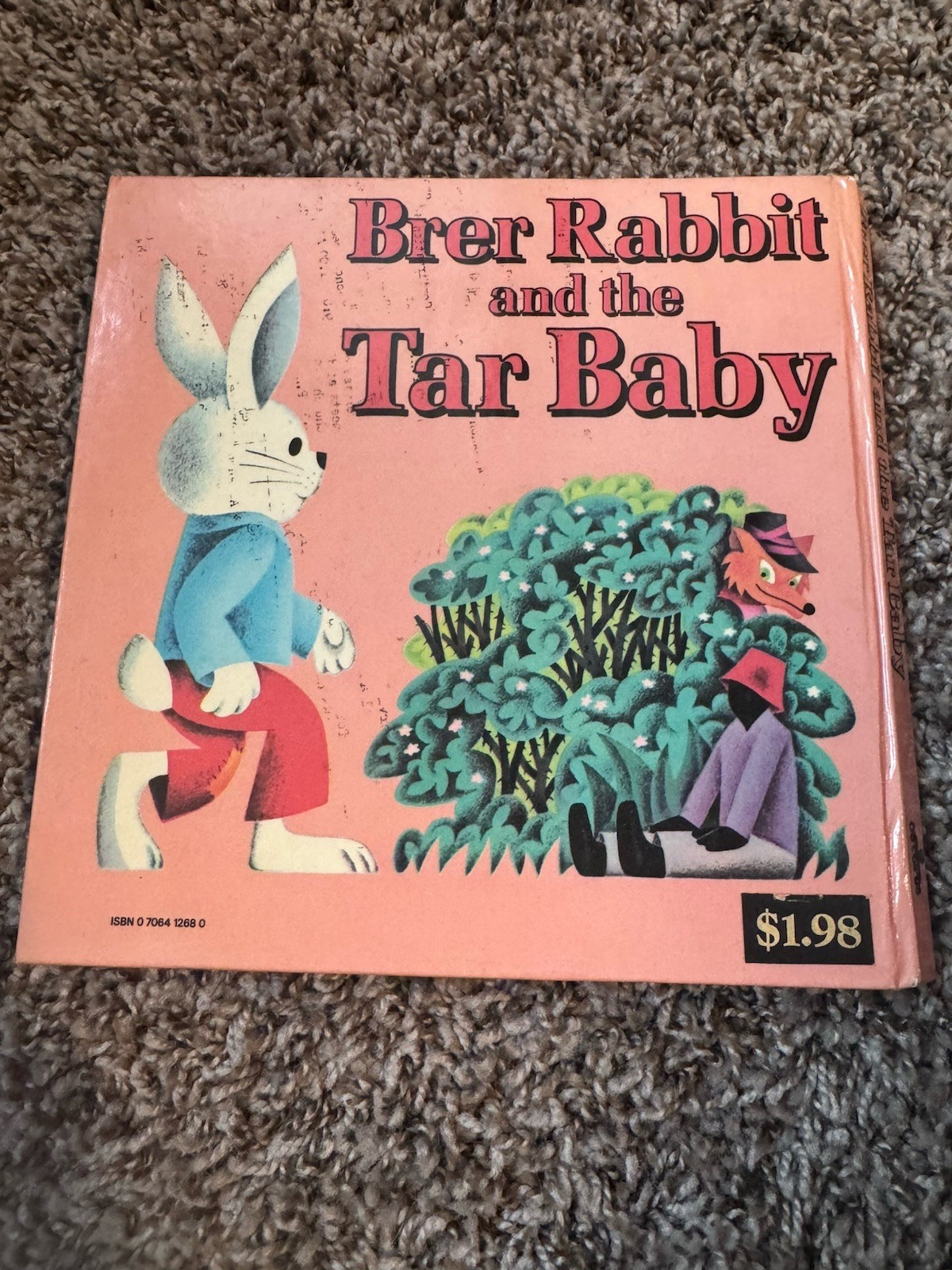 Vintage Brer Rabbit and the Tar Baby Pop-Up Book/DAMAGED SPINE-READ DESCRIPTION