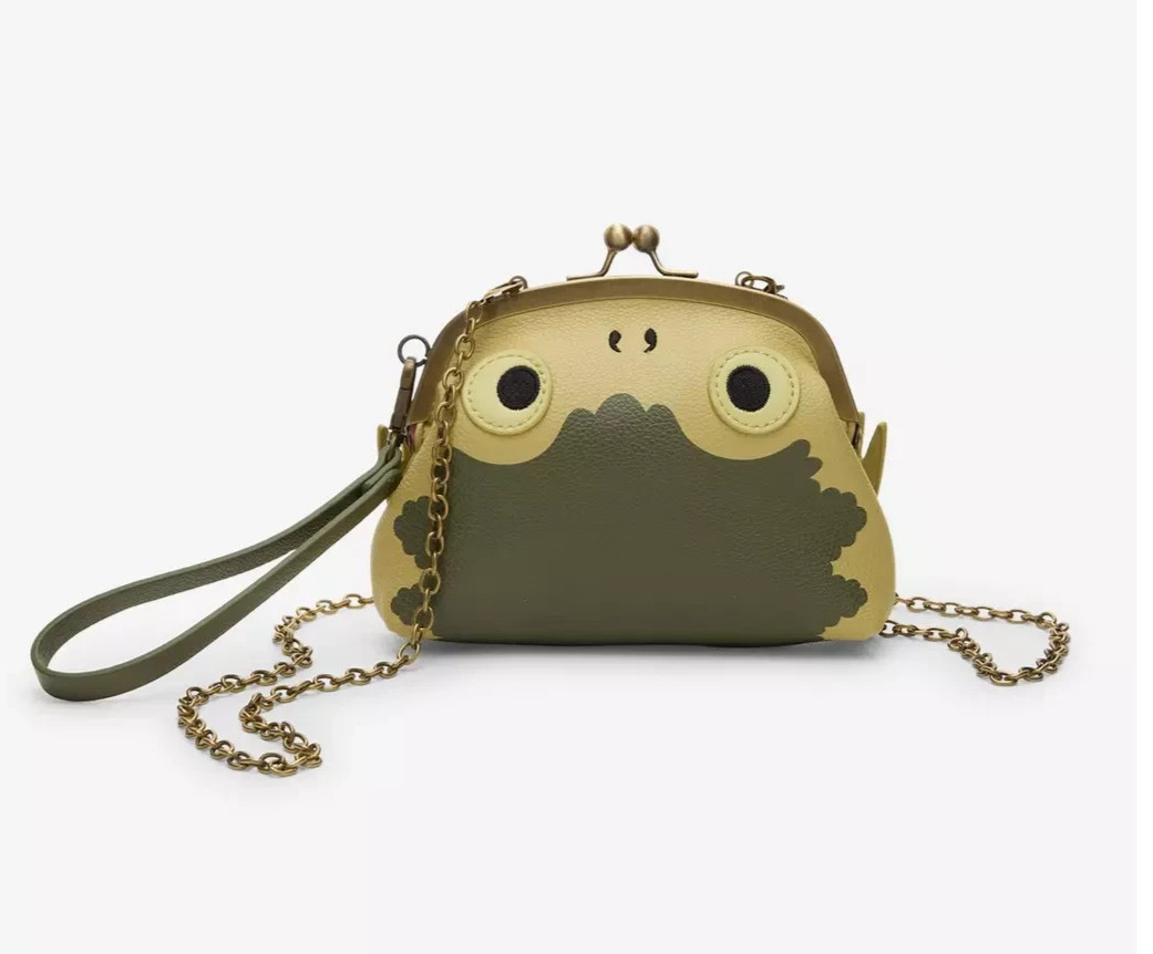 Over The Garden Wall Frog Kisslock Bag Purse - MINI SMALL Handbag NEW