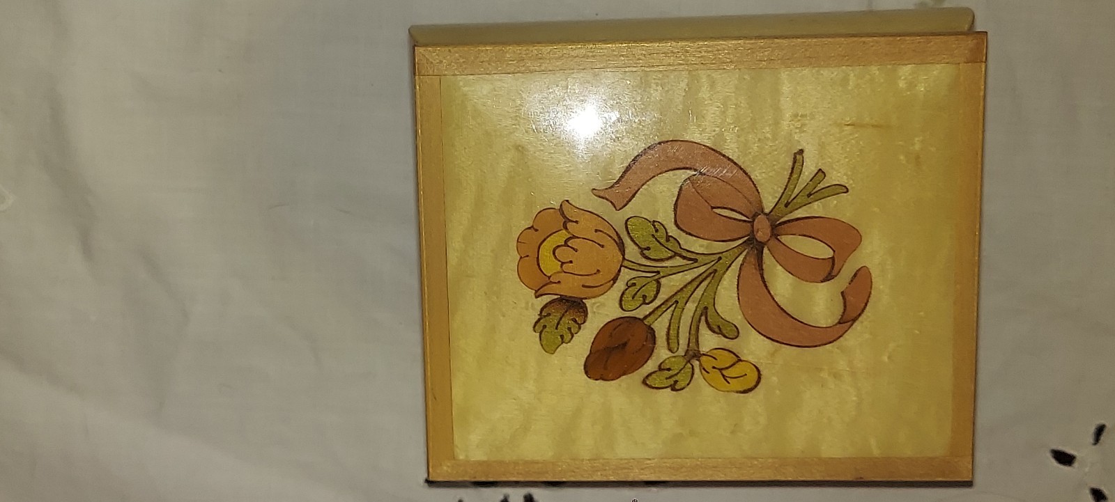 Vintage Italian Marquetry Music Box Vintage Italian Marquetry Music Box