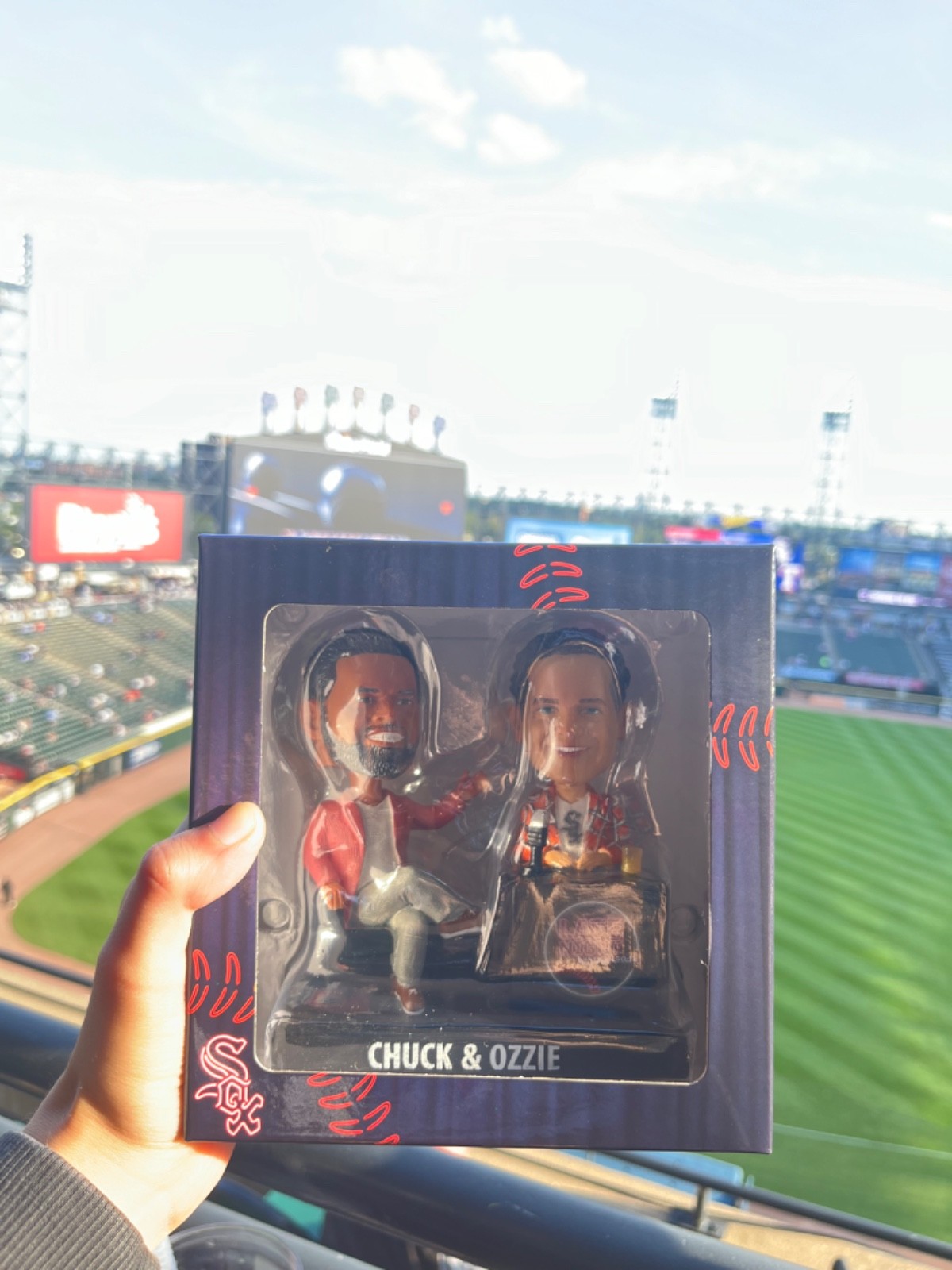 CHSN Late Night with Chuck & Ozzie Bobblehead Chuck Garfien Ozzie Guillen CHSN Late Night with Chuck & Ozzie Bobblehead Chuck Garfien Ozzie Guillen