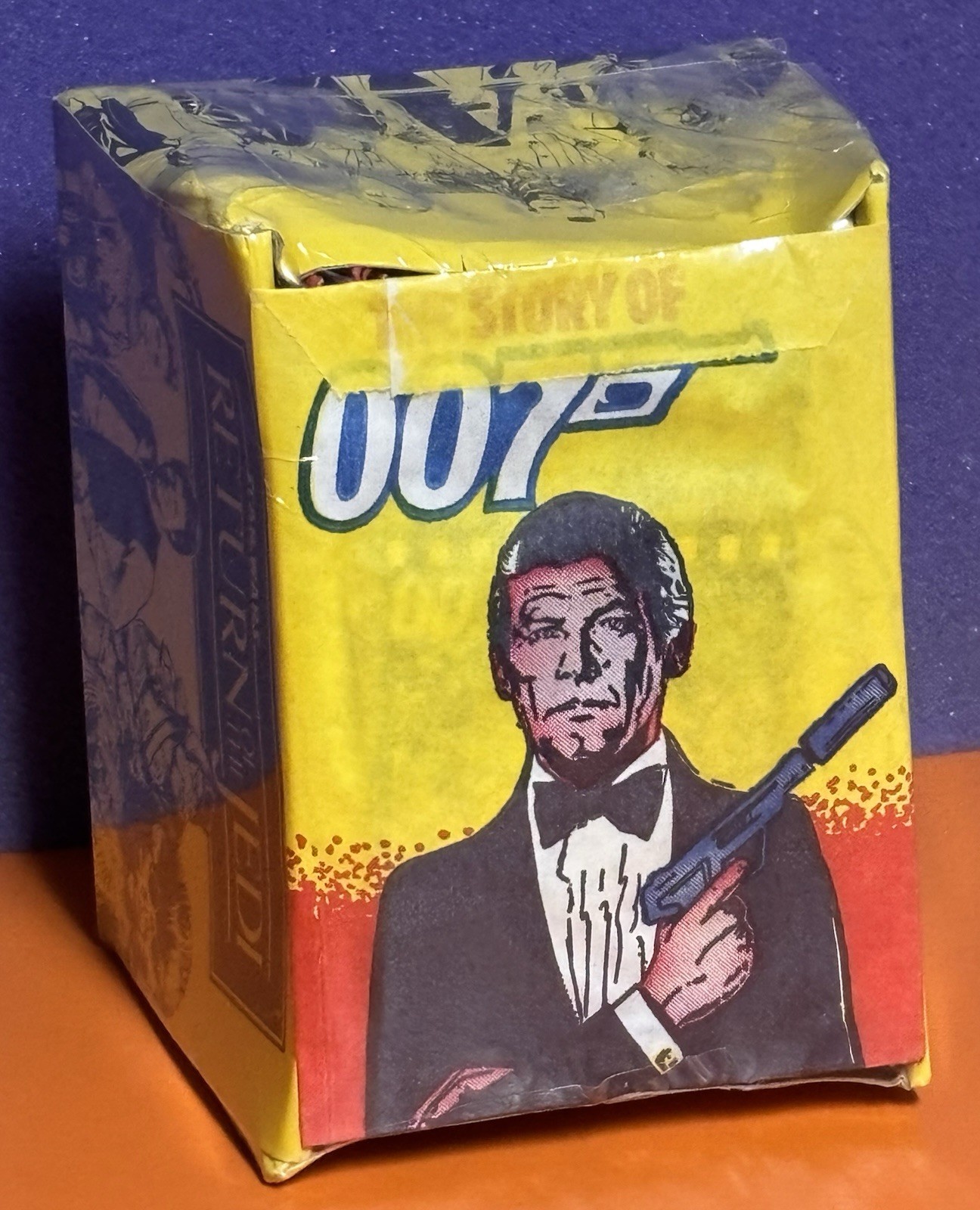 RARE SEALED 1984 MONTY “STORY OF 007”JAMES BOND WAX BOX=50 PACKS + UNUSED ALBUM RARE SEALED 1984 MONTY “STORY OF 007”JAMES BOND WAX BOX=50 PACKS + UNUSED ALBUM