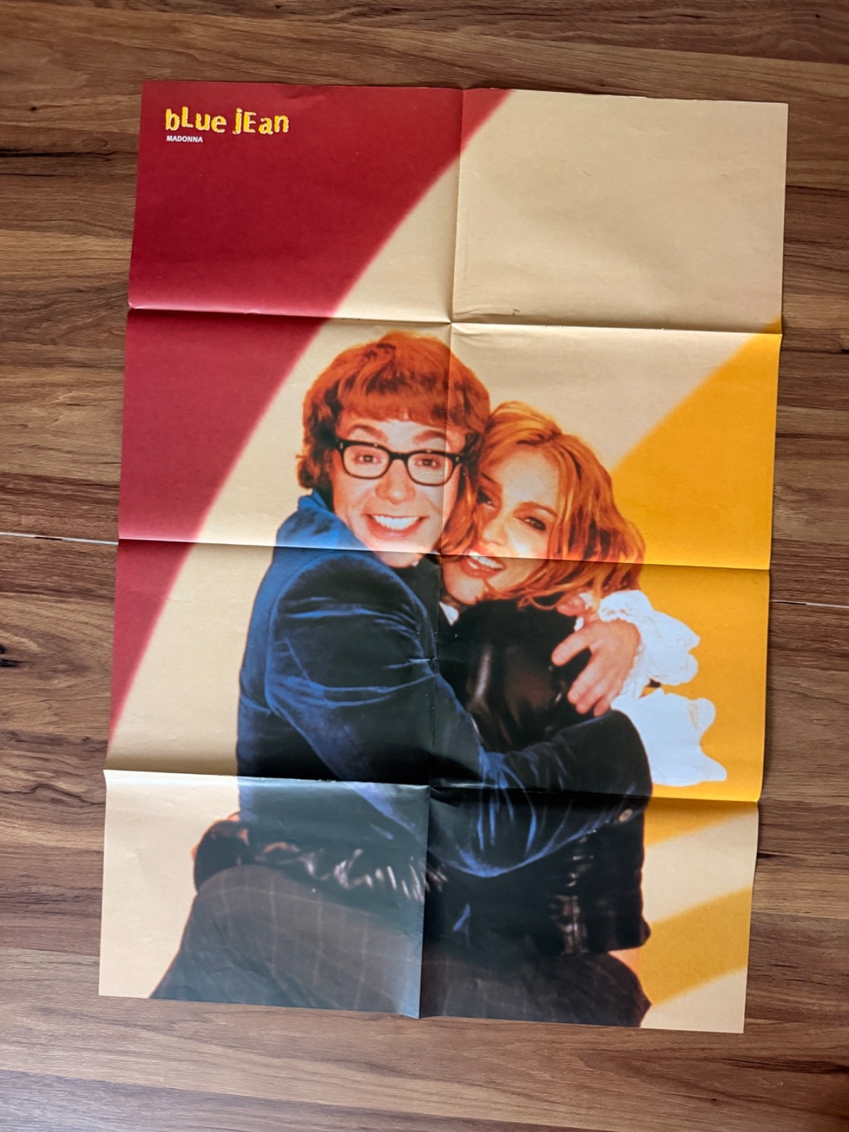 Madonna Austin Powers Vintage Turkish Blue Jean Poster Rare 1999