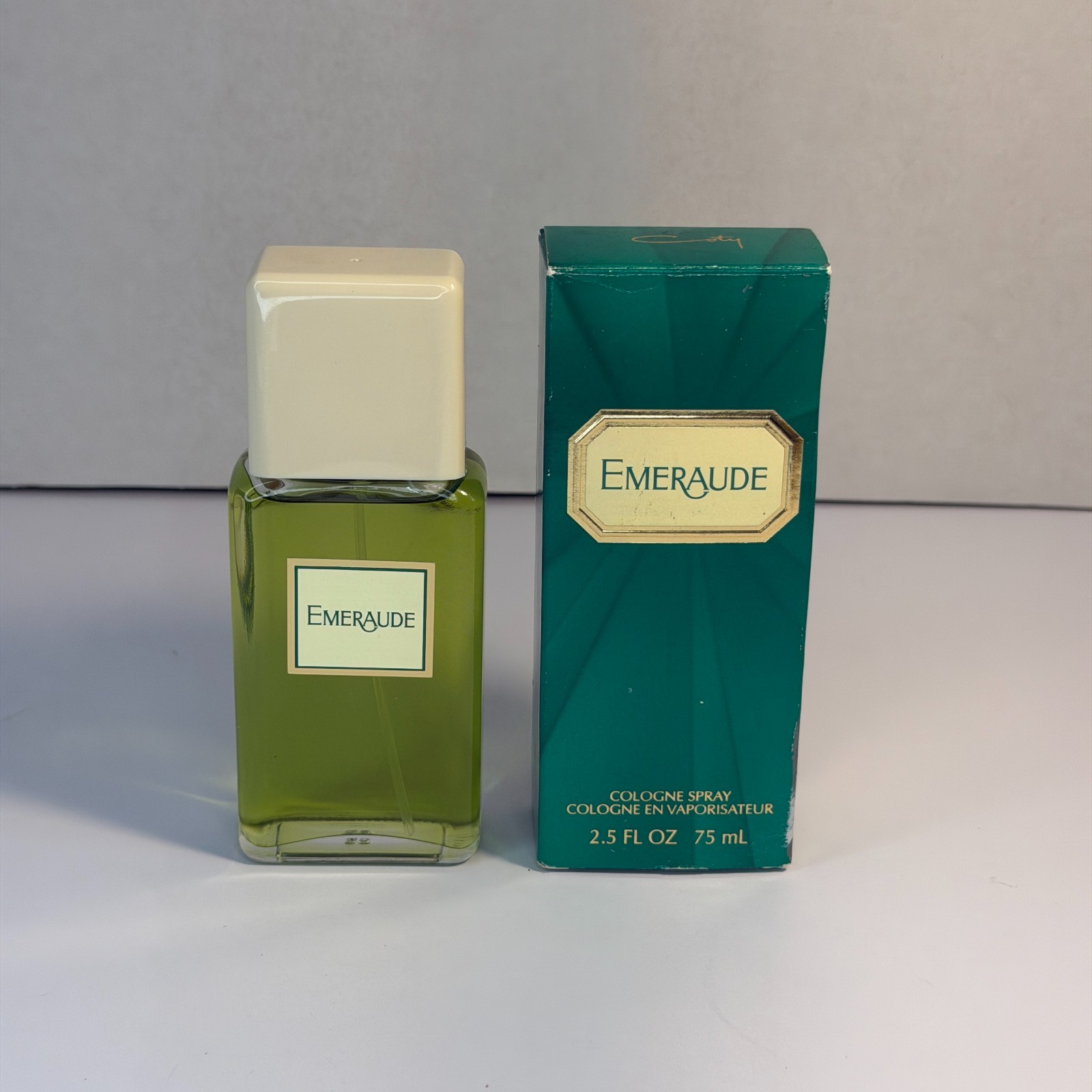 Emeraude By Coty Perfume Women Cologne Spray 2.5fl oz 75ml Vintage Discontinued Emeraude By Coty Perfume Women Cologne Spray 2.5fl oz 75ml Vintage Discontinued