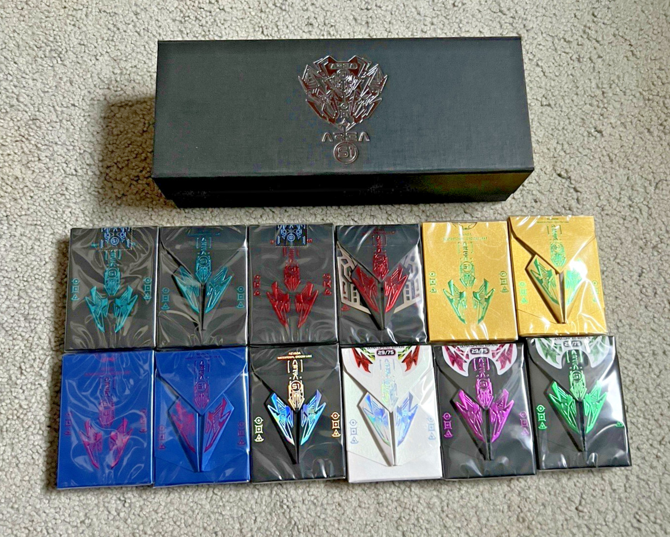 AREA 51 Playing Cards - Full Collection Brick by 3rd Dominion - Only 9 Sets