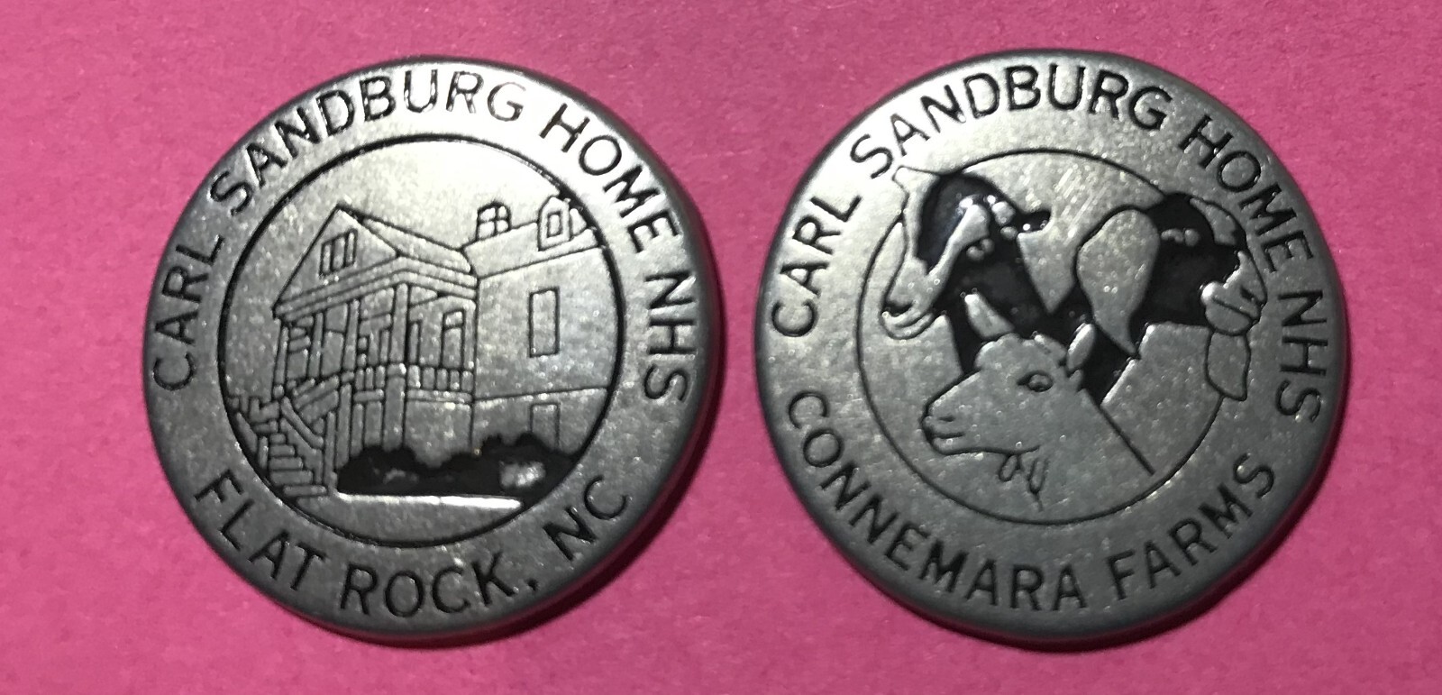 Carl Sandburg Home National Historic Site Token Carl Sandburg Home National Historic Site Token