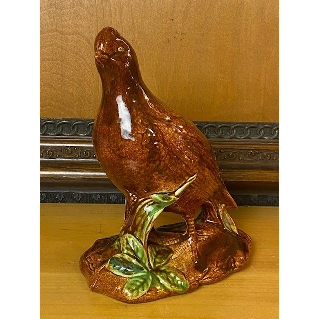 Vintage Ceramic Pheasant Quail Statue Holland Mold Mid Century Brown Figurine Vintage Ceramic Pheasant Quail Statue Holland Mold Mid Century Brown Figurine