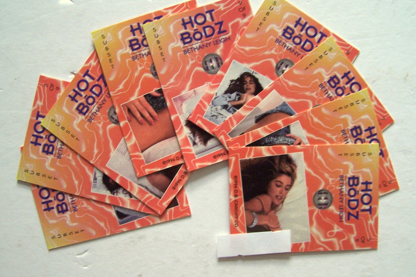 Vintage 1994 - HOT SHOTS Subset - Complete Set/9 Trading Cards - MINT