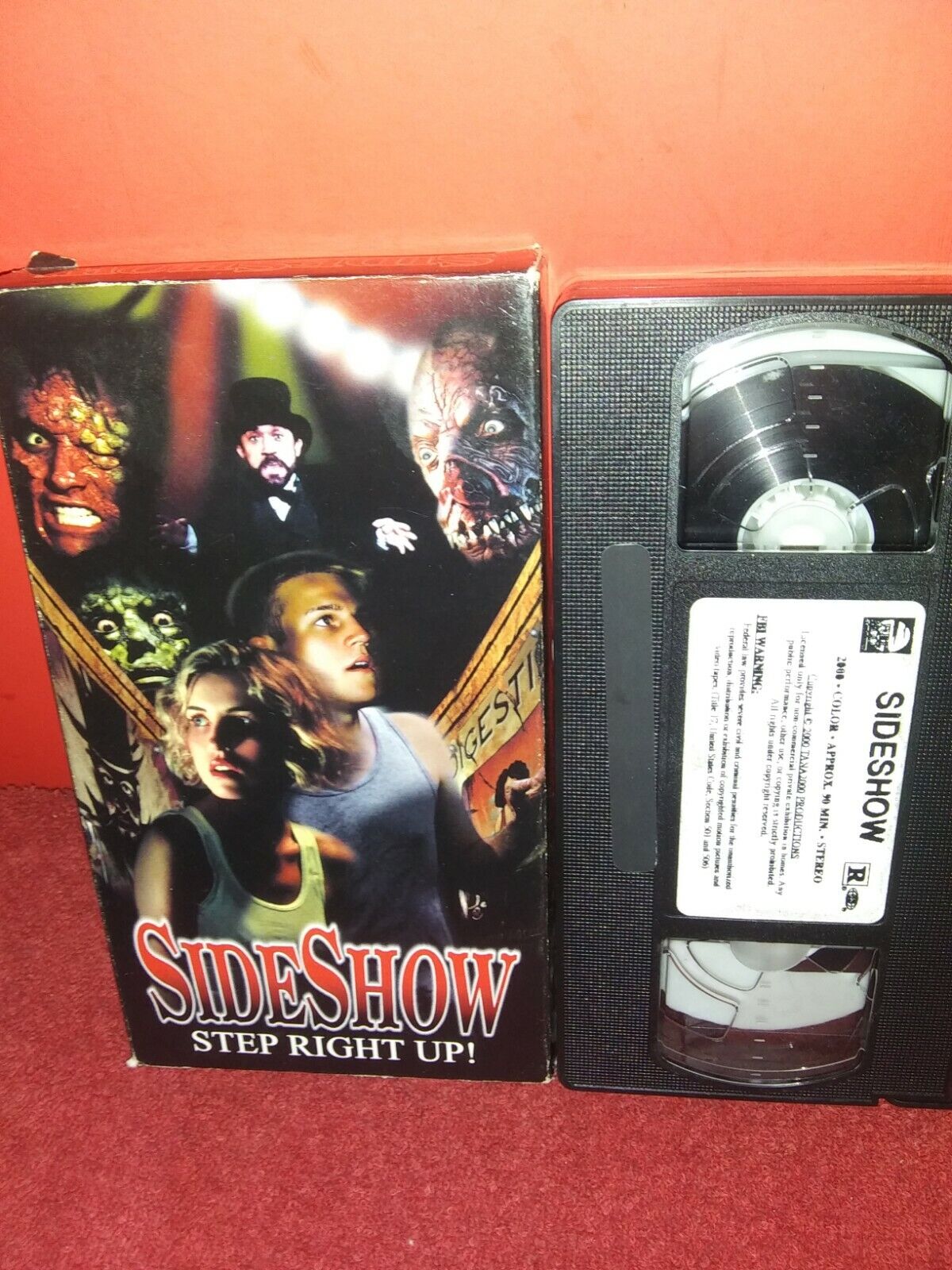 Sideshow (VHS, 2000) OOP Full Moon Releases B Horror Vintage Blockbuster