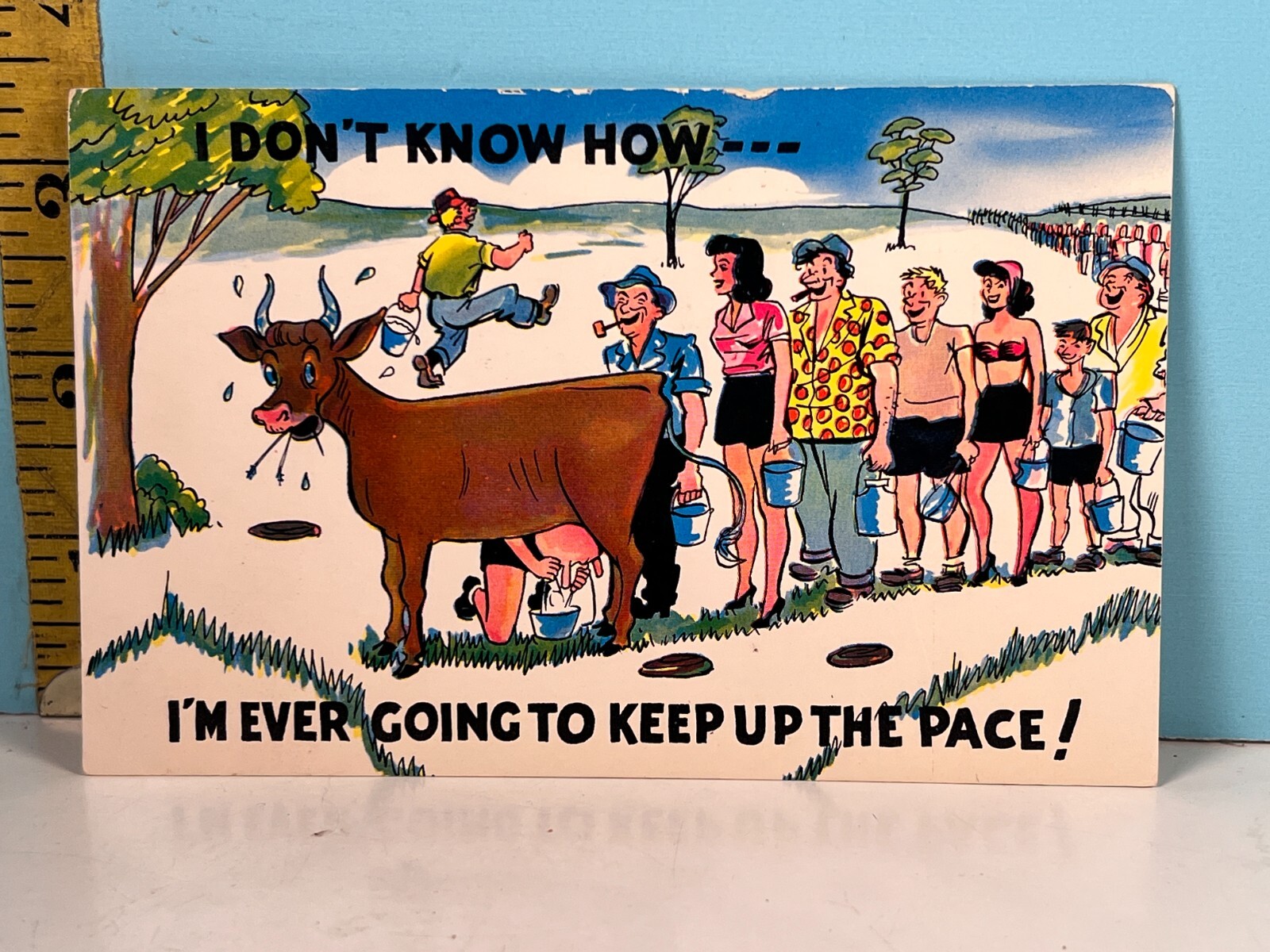 1957 I don't know how . I'm ever going to keep up the pace talking cow
