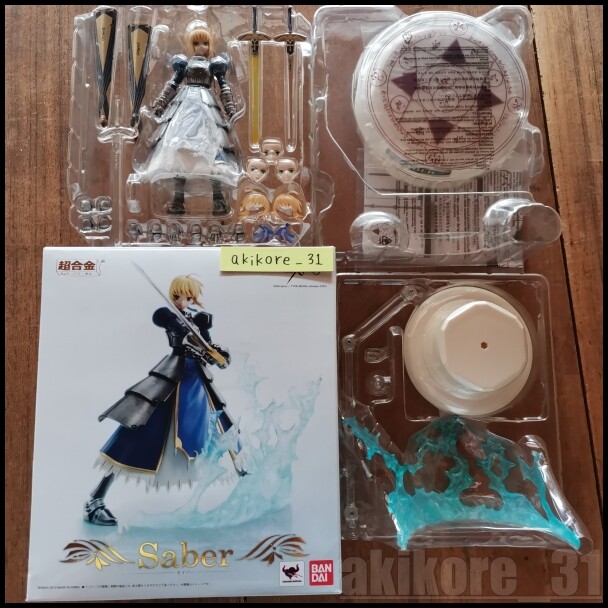 Chogokin Fate/Zero Saber Bandai Action Figure Chogokin Fate/Zero Saber Bandai Action Figure