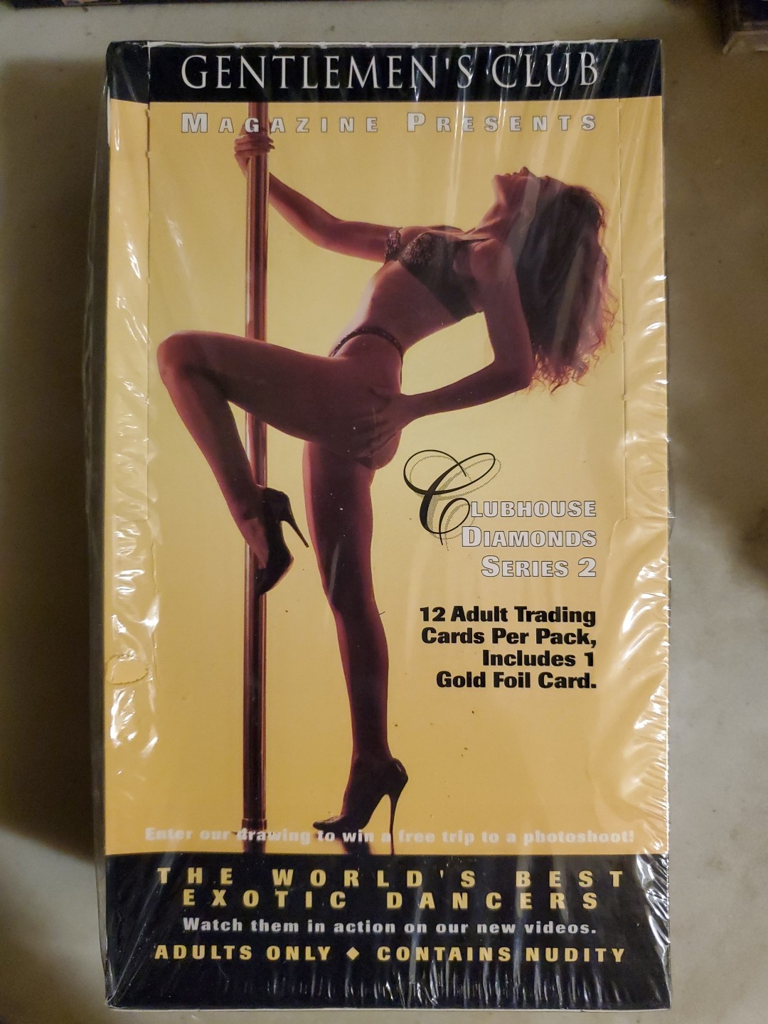 1993 Gentlemen's Club Clubhouse Diamonds Series 2 Trading Card Box New 18+ Only