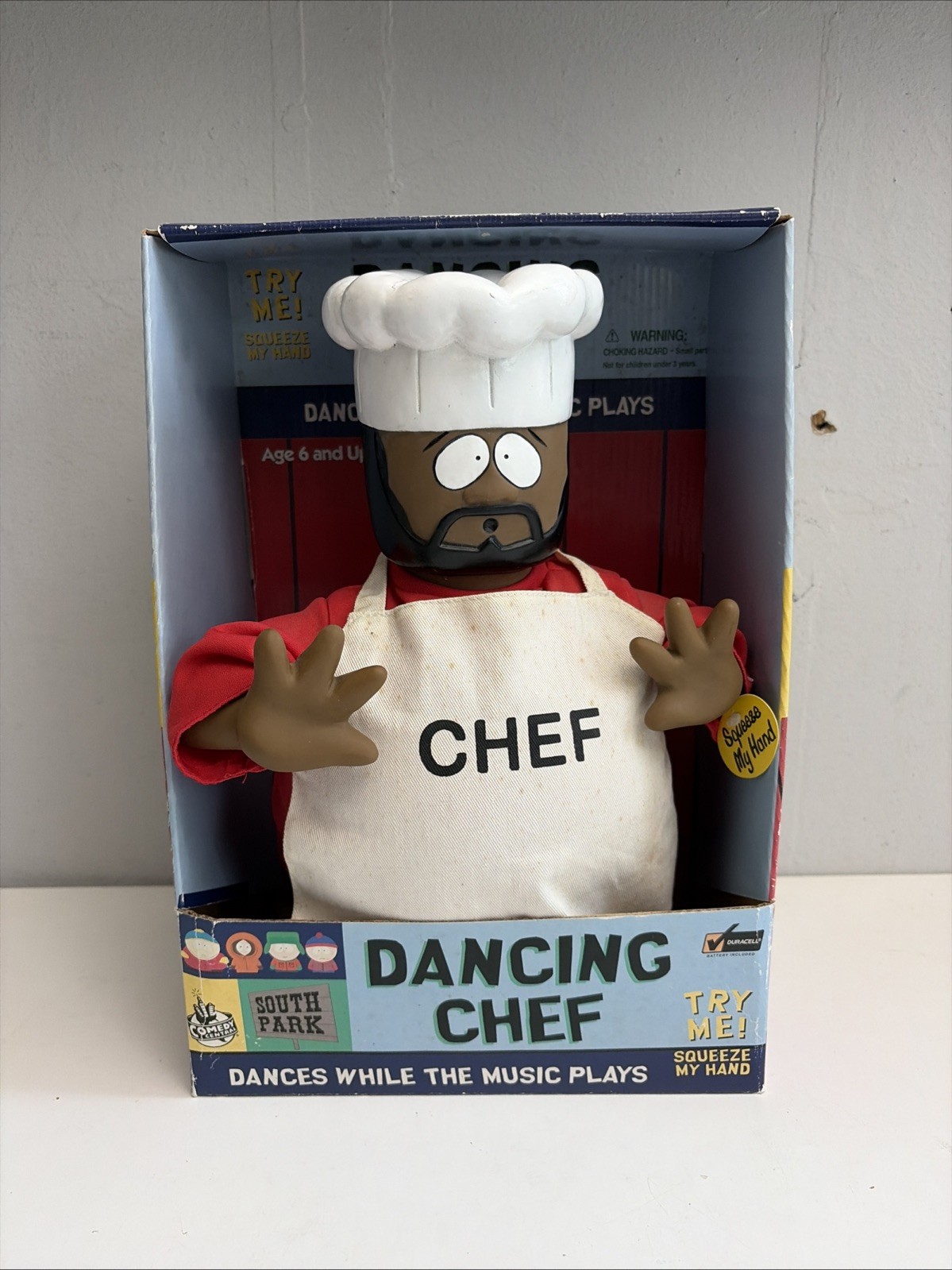 South Park Dancing Chef Gemmy 1999 New In Box South Park Dancing Chef Gemmy 1999 New In Box