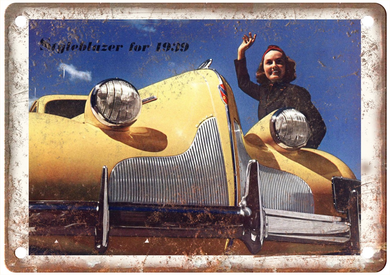 1939 Buick Vintage Auto Ad Retro Look Reproduction Metal Sign AM6251