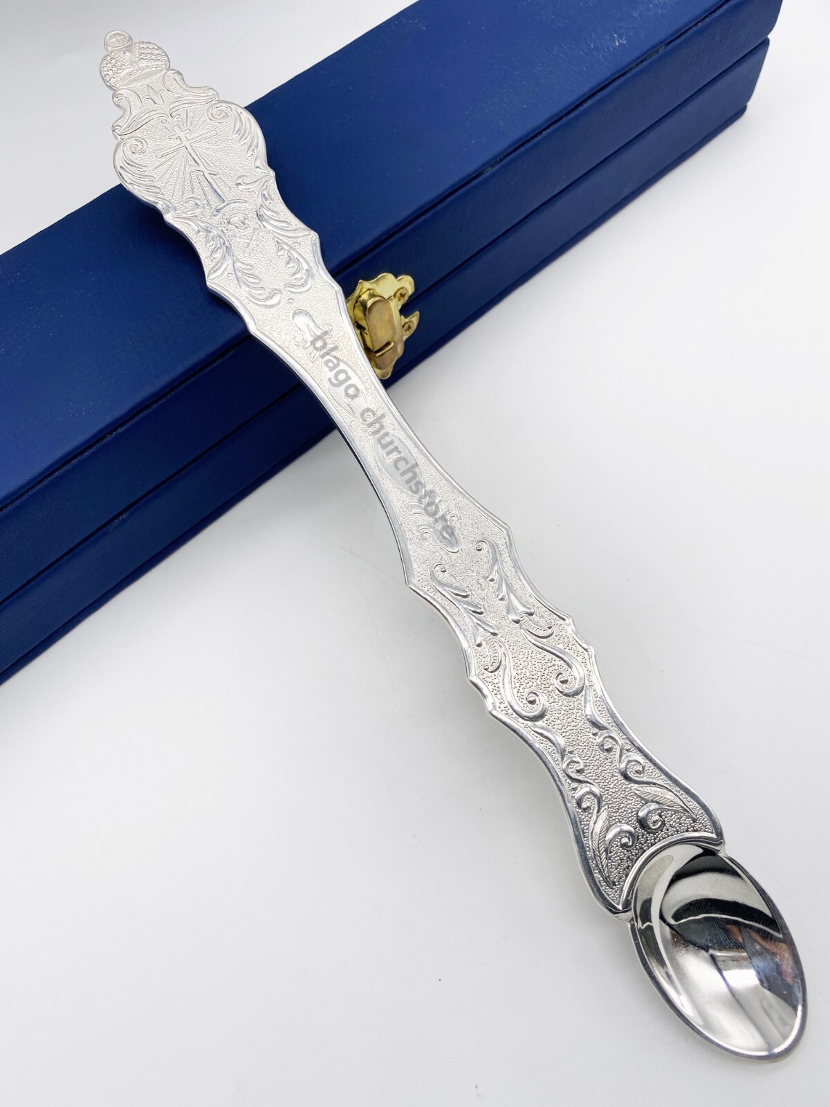 Orthodox Communion Silver plated Spoon Sacred Utensil for Holy Communion