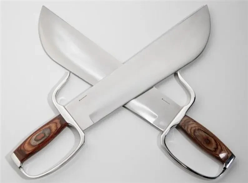 Custom Handmade Stainless Steel Practice Swords Pair Set best gift for him & her