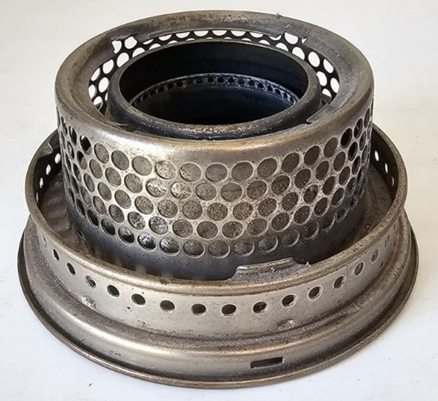 Aladdin Nickel Gallery For Model B, A, 12 & others for Lamps LoxOn