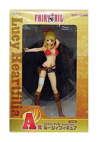 Fairy Tail Figure Manga Anime Everybody Happy A Prize Lucy PVC Taito Kuji Japan