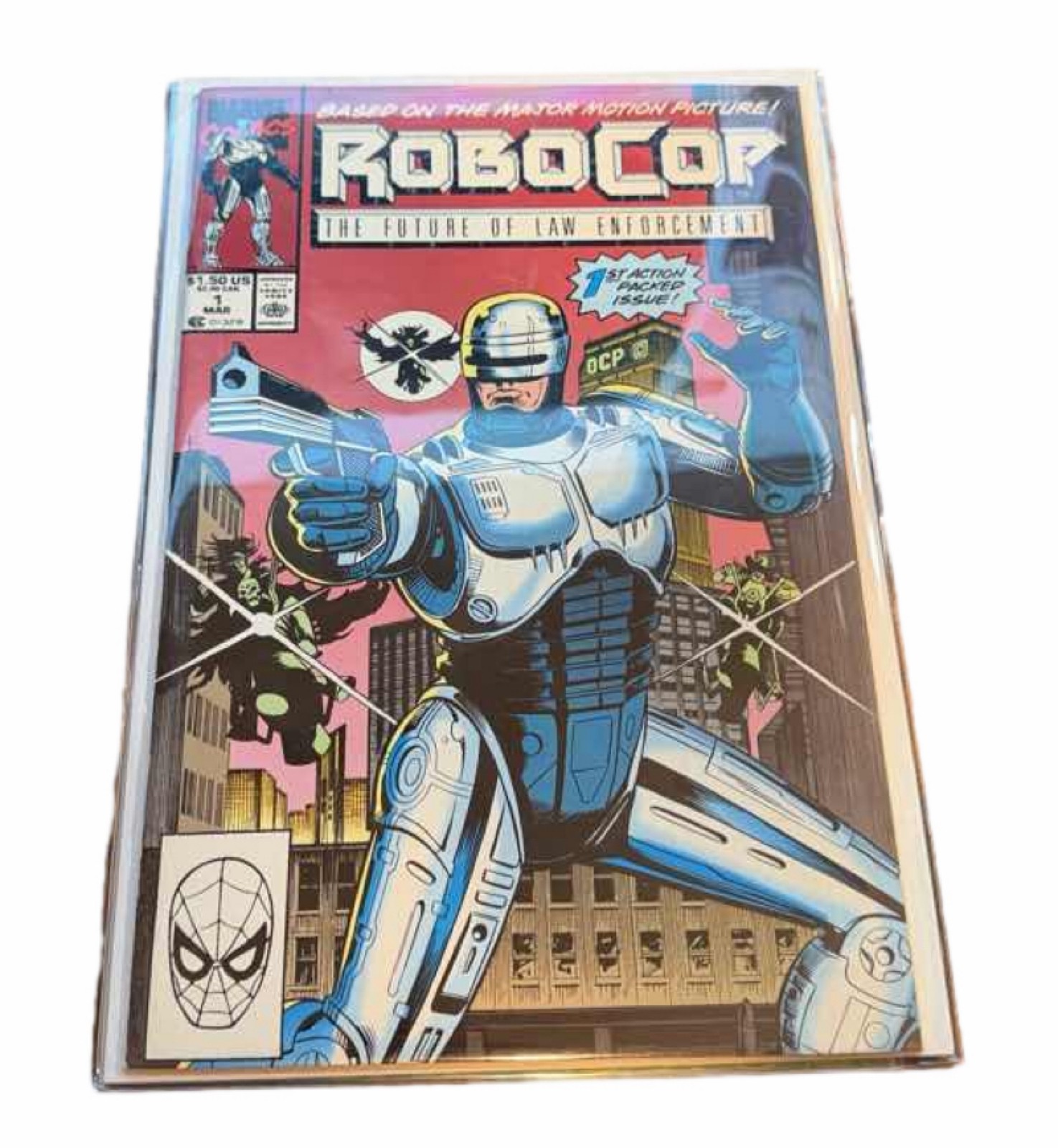 RoboCop The Future of Law Enforcement Marvel Comics March 1990 RoboCop The Future of Law Enforcement Marvel Comics March 1990