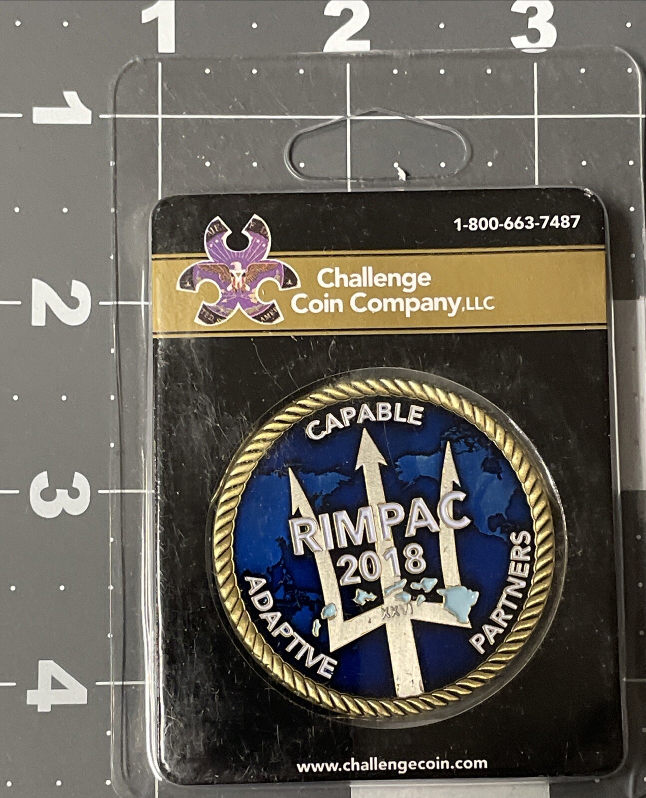 Coin RIMPAC 2018 Hawaii - New In Case 