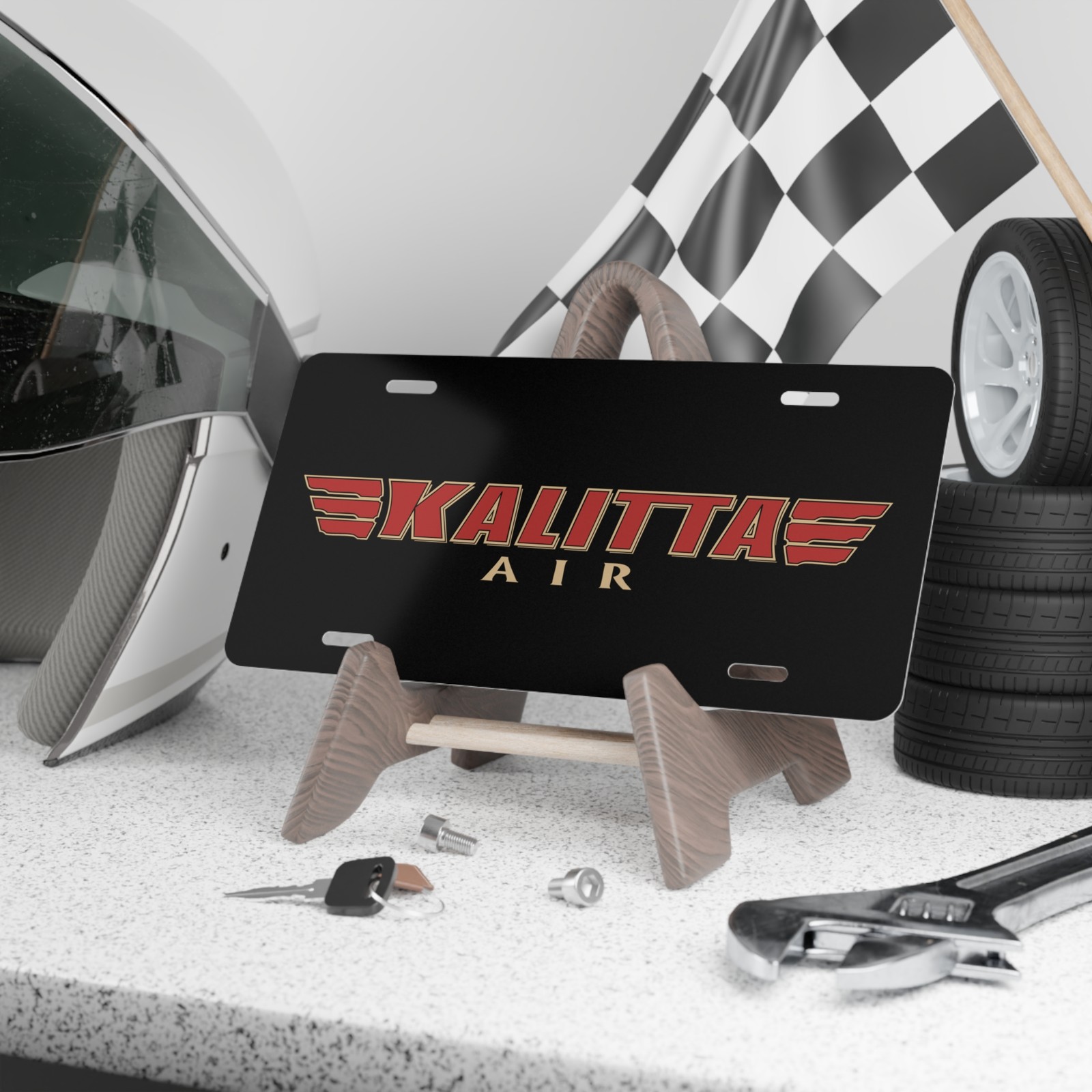 Kalitta Air Cargo Logo Vanity Plate - Aviation Freight Car Tag Gift Idea USA Kalitta Air Cargo Logo Vanity Plate - Aviation Freight Car Tag Gift Idea USA