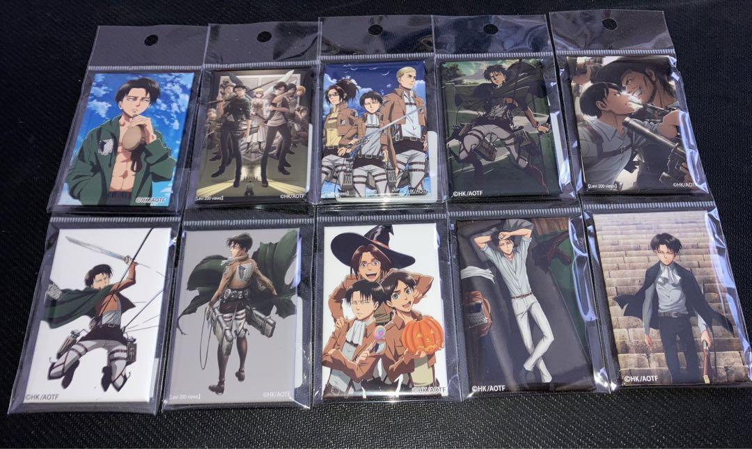 Attack On Titan 10Th Anniversary Levi 200 Views Square Can Badge 10 Pieces