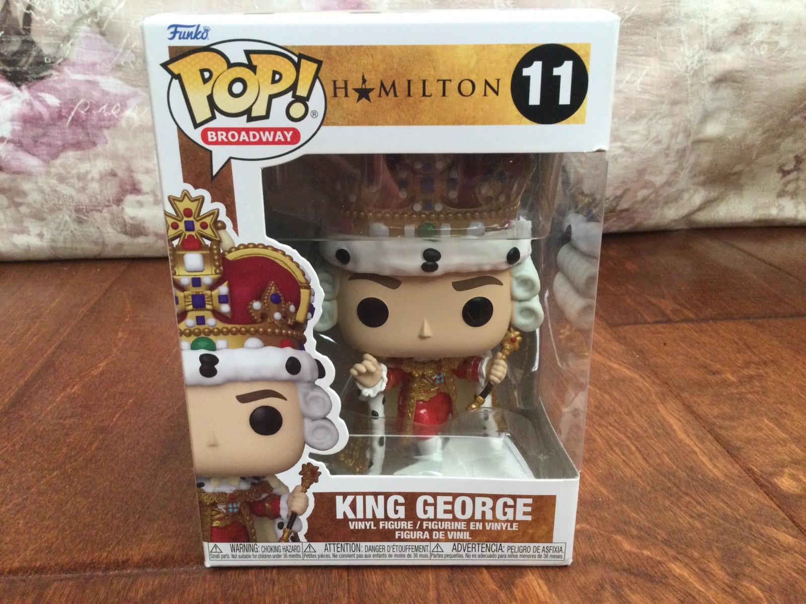 Funko Pop Broadway King George #11 Hamilton Musical Vinyl Figure Funko Pop Broadway King George #11 Hamilton Musical Vinyl Figure