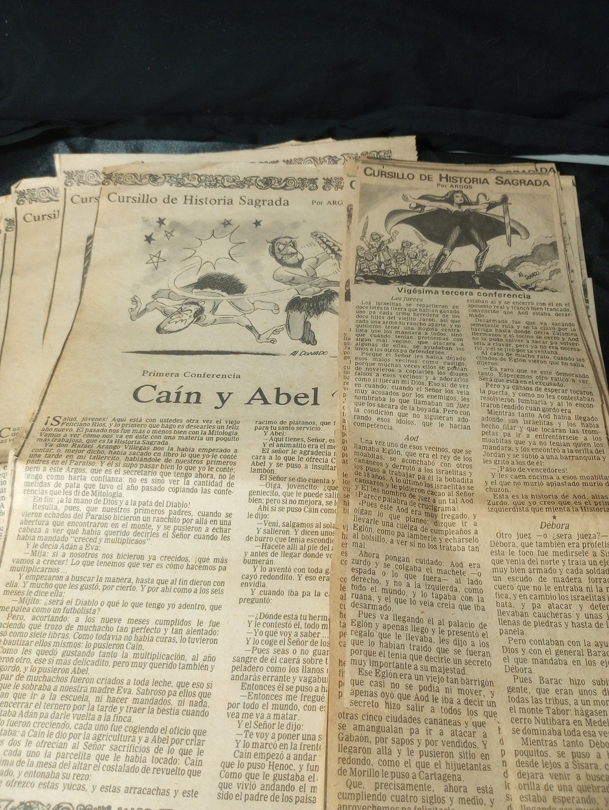 Vintage 1983 Cursillo de Historia Sagrada Argos Lot - 21 Issues Run 