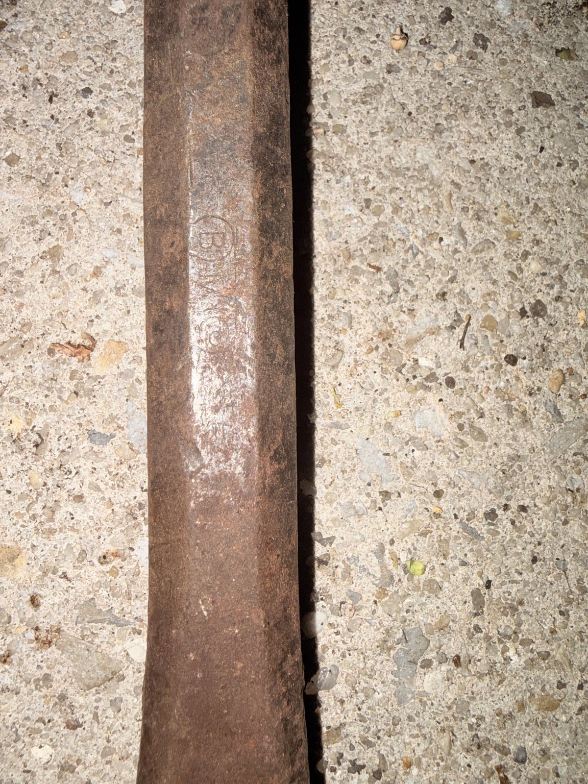 Vintage BBB Marked Steel Hand Tool Industrial Antique Vintage BBB Marked Steel Hand Tool Industrial Antique