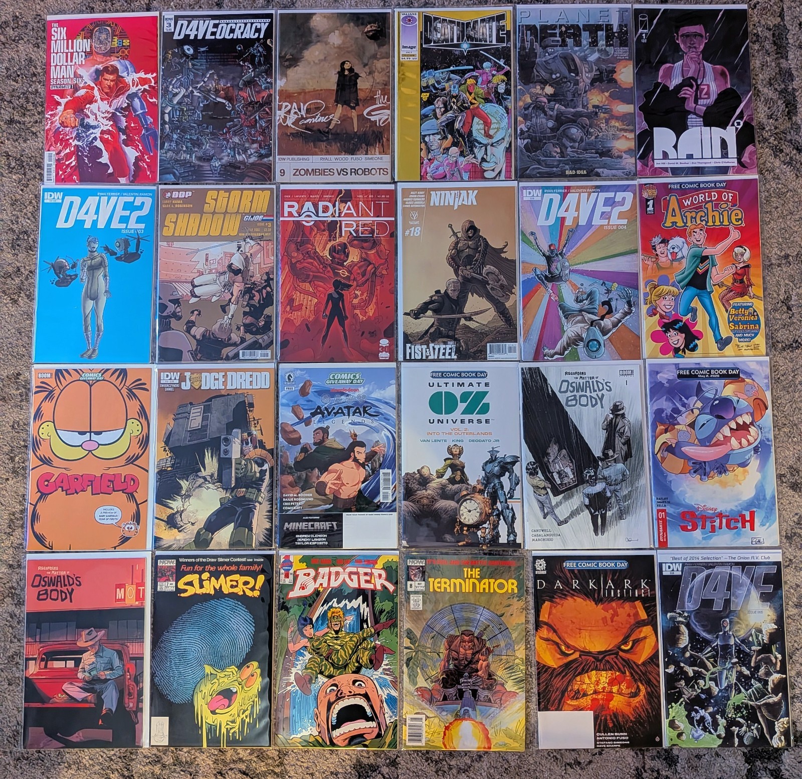 Big Comic Book Lot of 24 Various Independent Titles (IDW, Image, Boom, & More) Big Comic Book Lot of 24 Various Independent Titles (IDW, Image, Boom, & More)