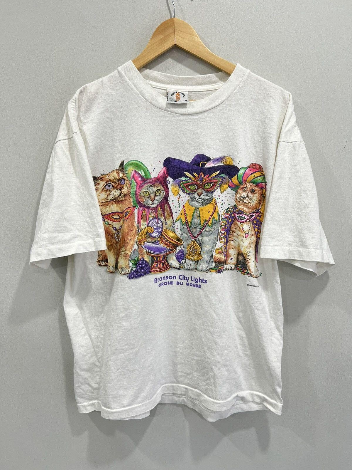 Vintage 4 Cats Branson City Tee Shirt costumes animal Vintage 4 Cats Branson City Tee Shirt costumes animal