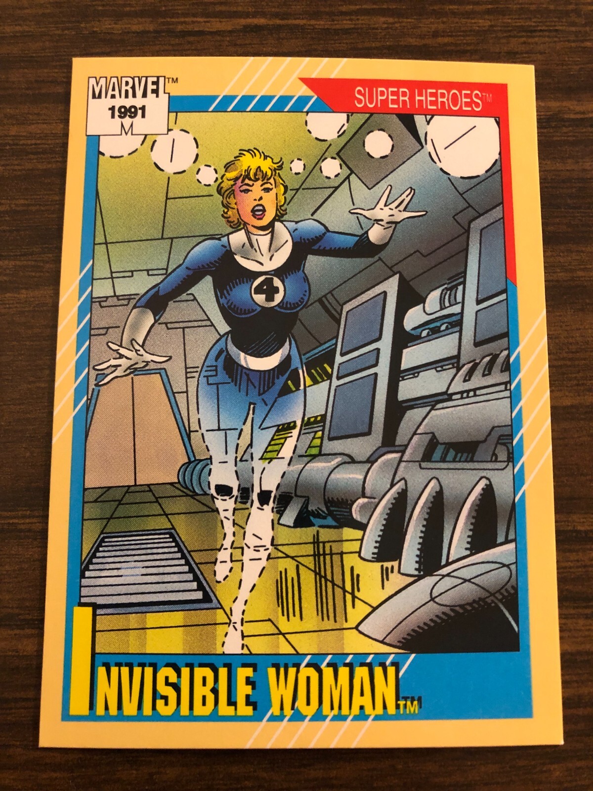 Impel Marvel 1991 Invisible Woman #41 Vintage Fantastic See Image Near-Mint+ Impel Marvel 1991 Invisible Woman #41 Vintage Fantastic See Image Near-Mint+