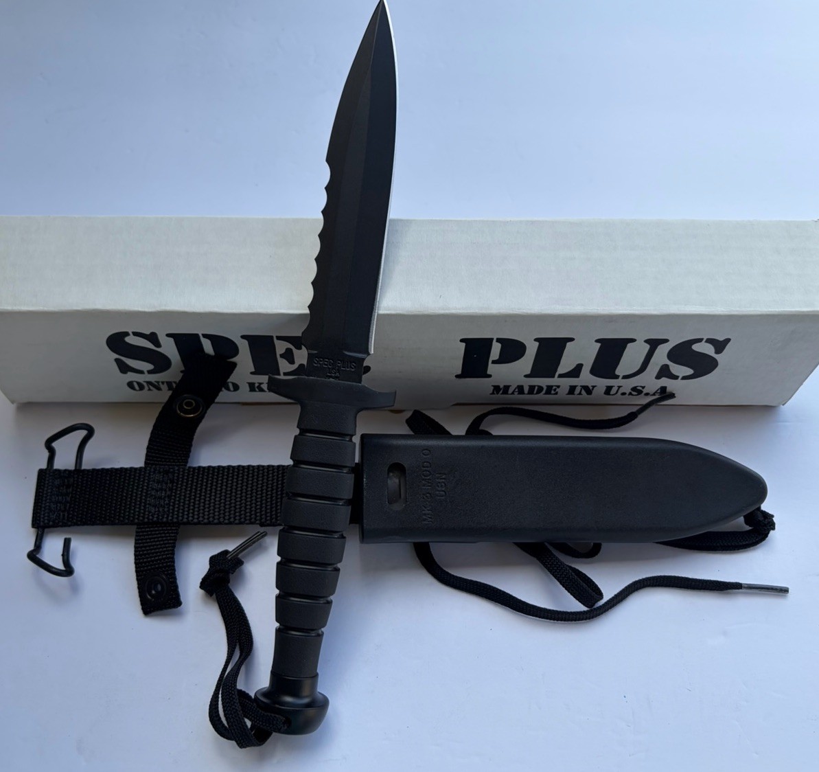 Ontario Spec Plus SP15 LSA Combat Knife USA NOS NSN 1095-01-515-9893