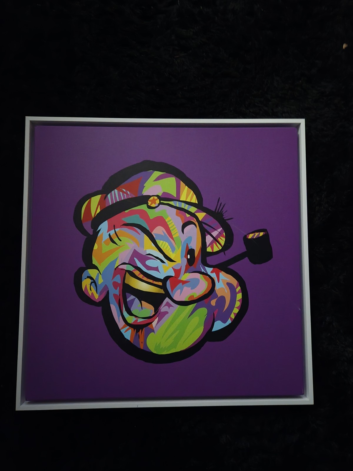 Popeye the Sailor Pop Art Canvas 2ft4inch Popeye the Sailor Pop Art Canvas 2ft4inch