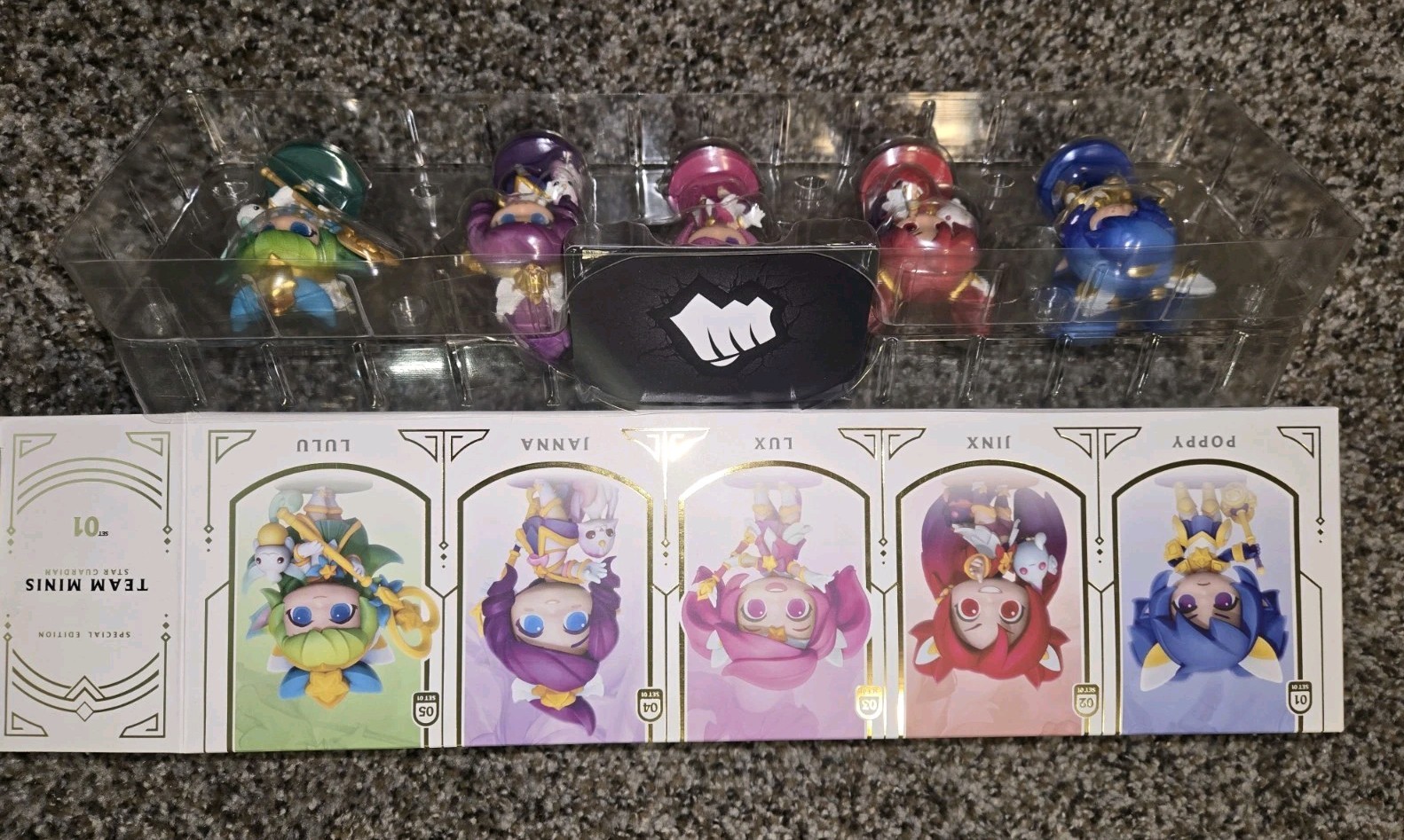 Riot Games League of Legends Star Guardian Team Minis Set 01 Sp Ed With Card