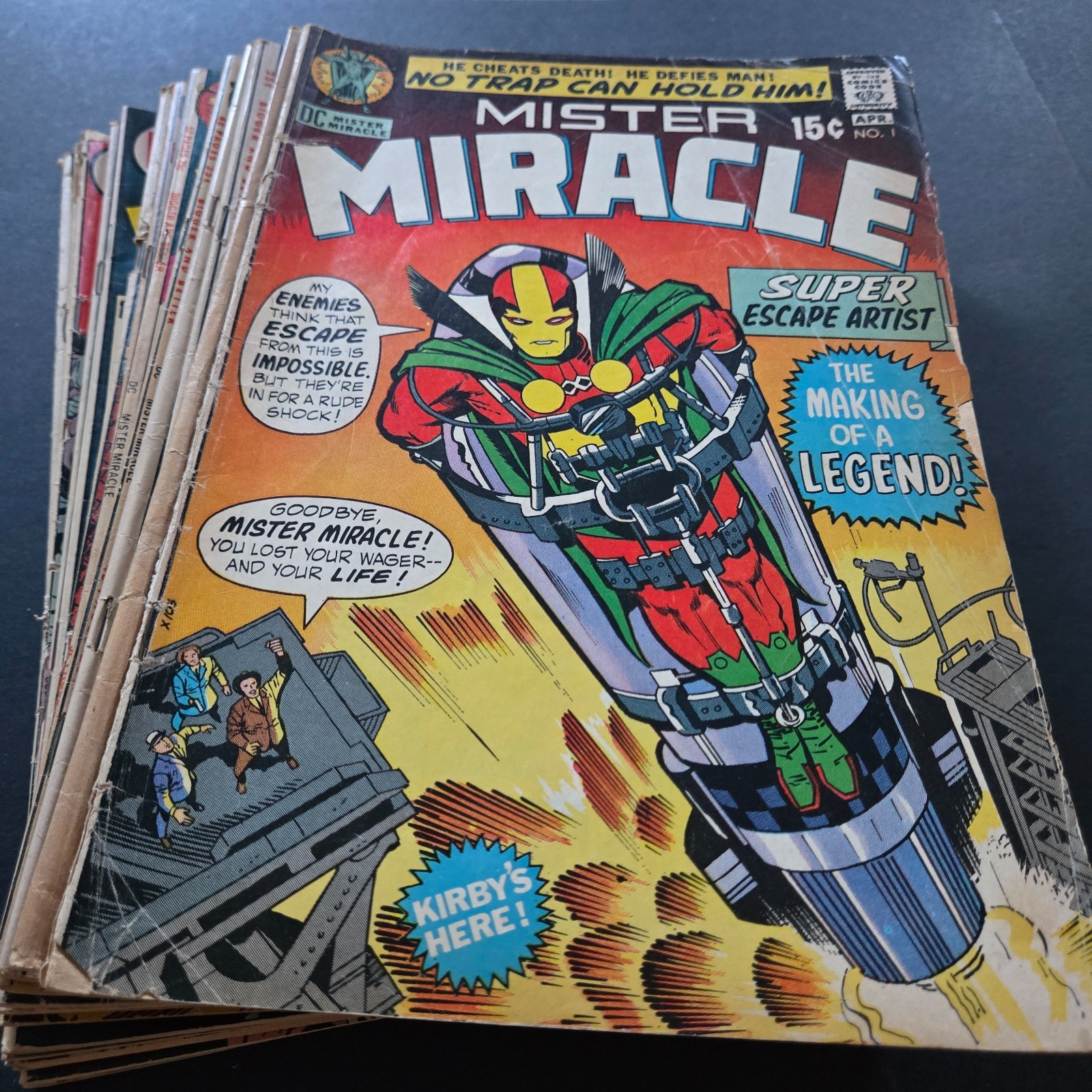 DC Comics Mister Miracle Lot of 15 Jack Kirby Bronze Age 1971-1974
