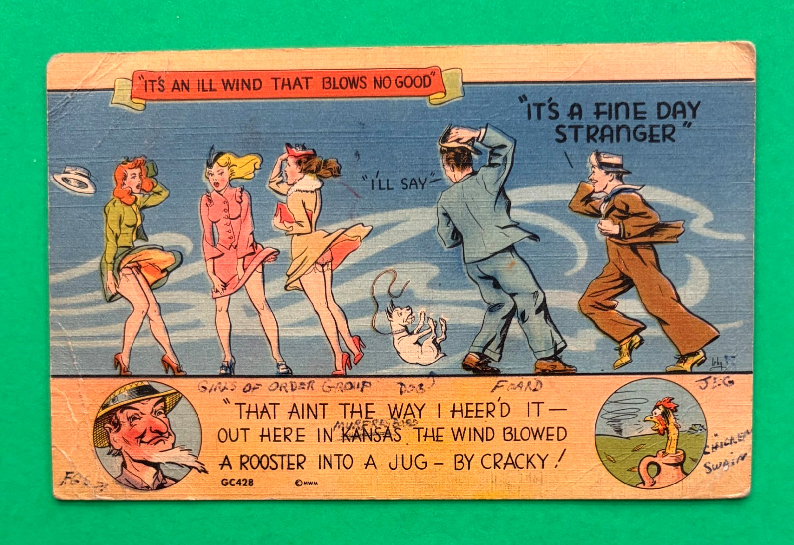 VINTAGE HUMOR / RISQUE COMIC POSTCARD VINTAGE HUMOR / RISQUE COMIC POSTCARD